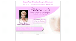 Desktop Screenshot of organicfacial.com
